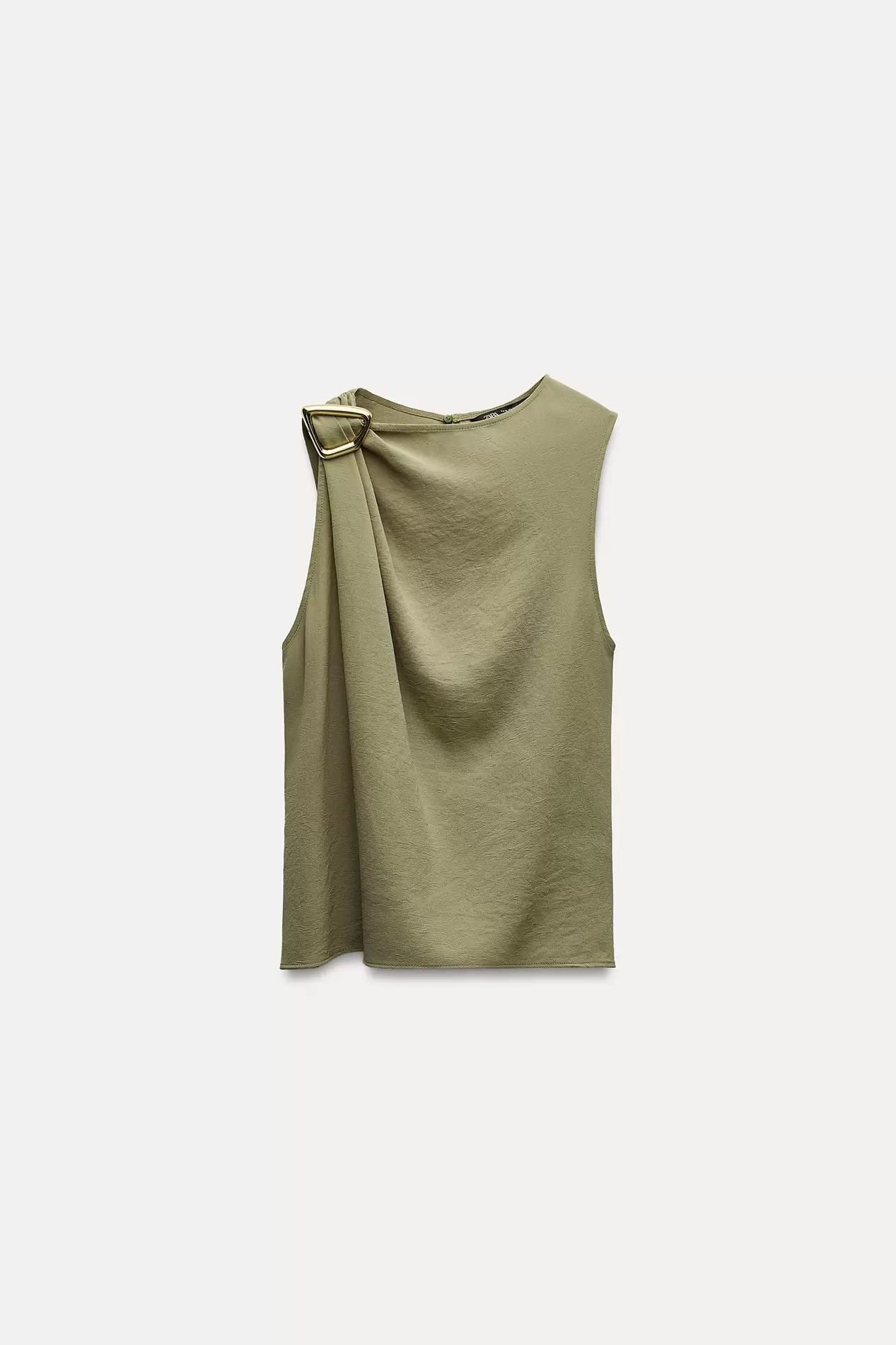 FLOWY BUCKLE TOP offers at $13.77 in ZARA