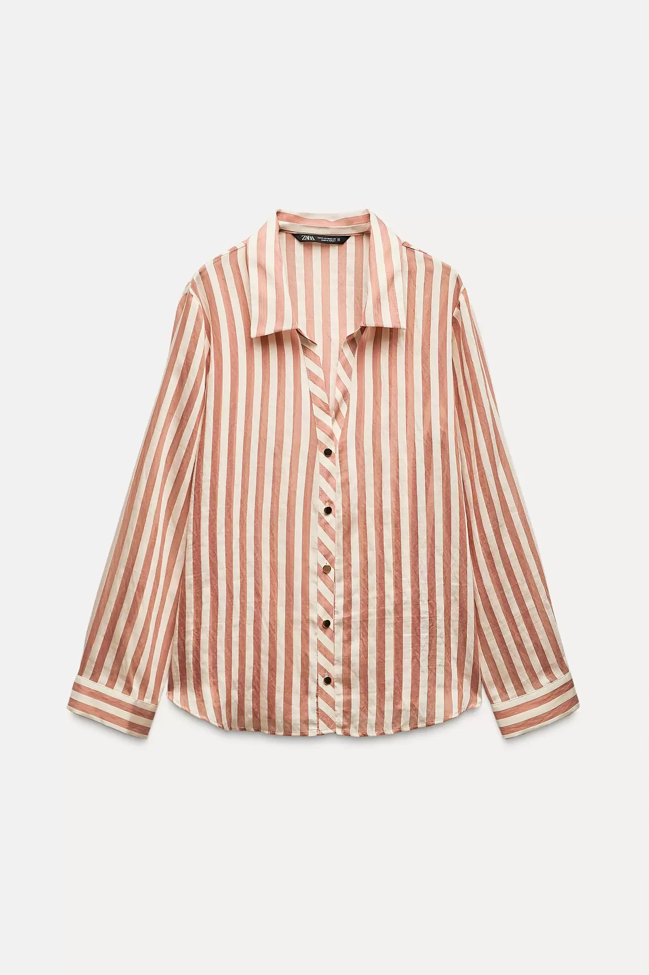 FLOWY STRIPED SHIRT offers at $16.77 in ZARA