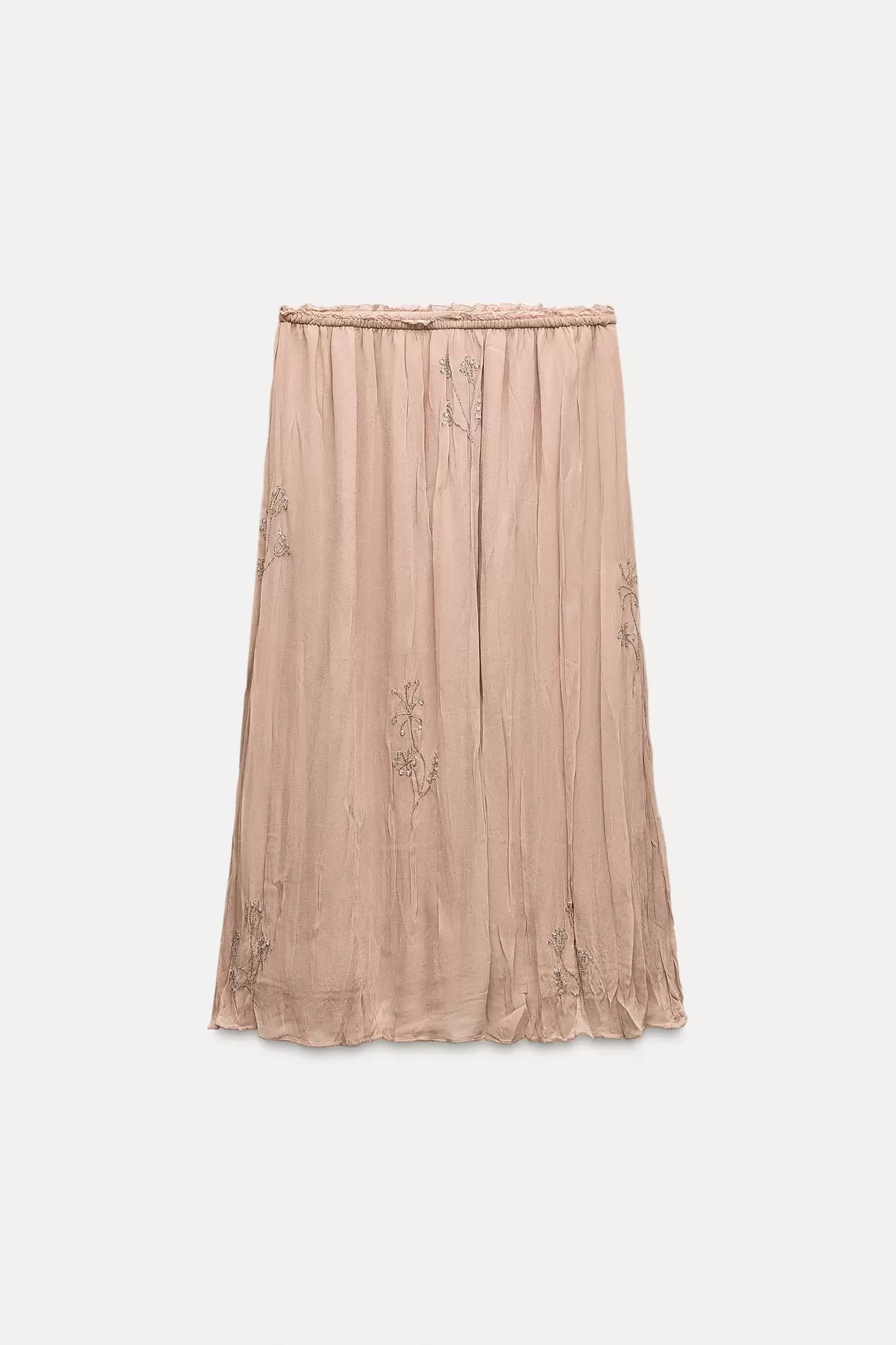 SPARKLE MIDI SKIRT ZW COLLECTION offers at $25.8 in ZARA