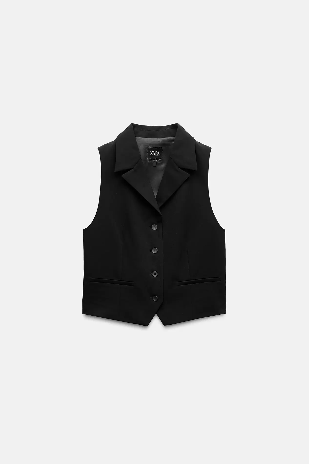 STRAIGHT SHIRT STYLE VEST offers at $19.77 in ZARA