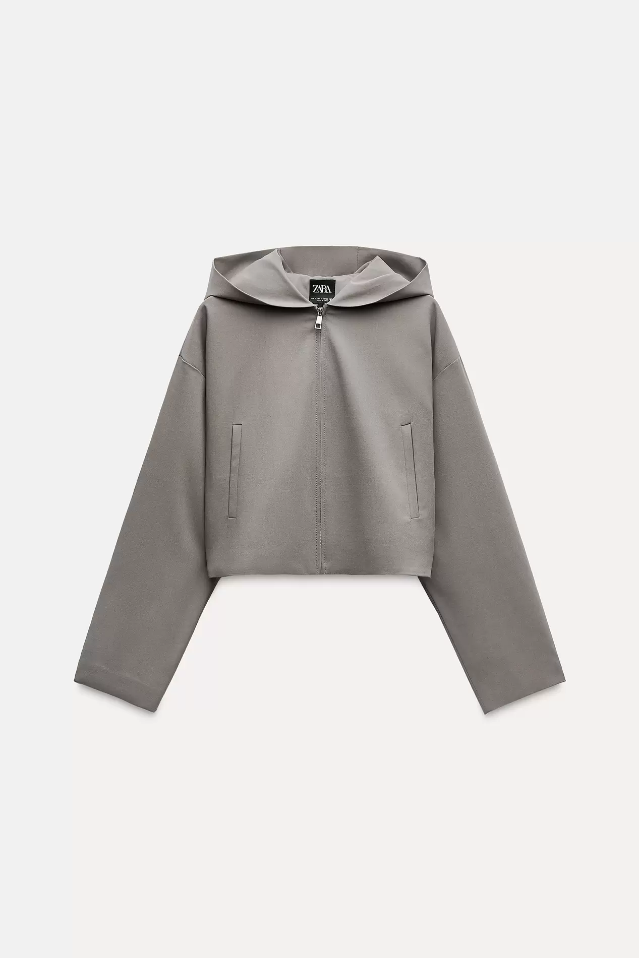 CROP HOODED JACKET offers at $20.97 in ZARA