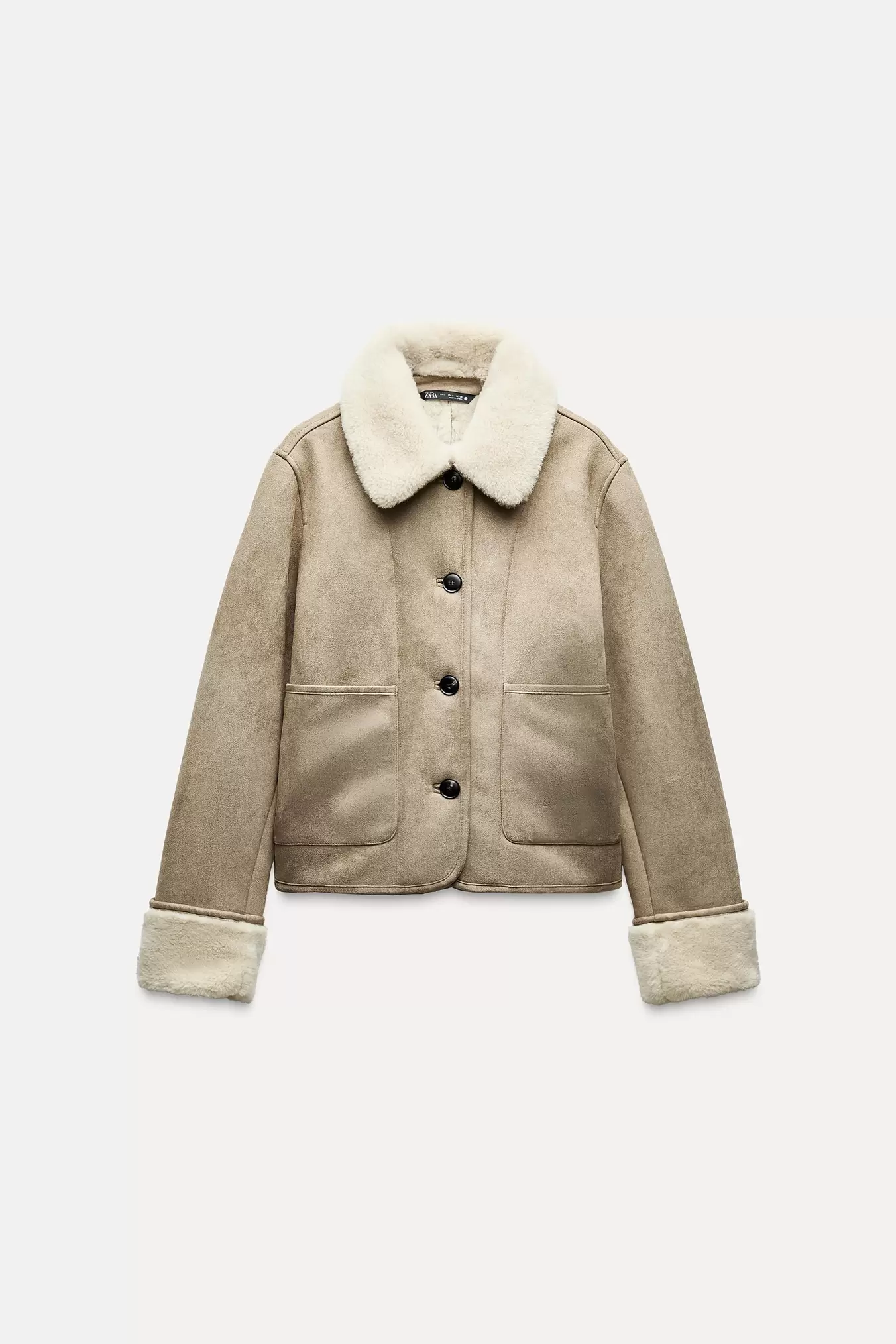 DOUBLE FACED JACKET ZW COLLECTION offers at $79.99 in ZARA