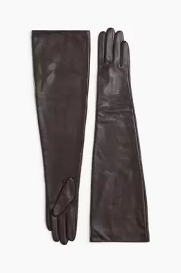 Long Leather Gloves offers at $99 in H&M