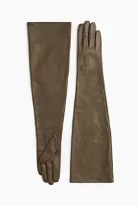 Long Leather Gloves offers at $99 in H&M