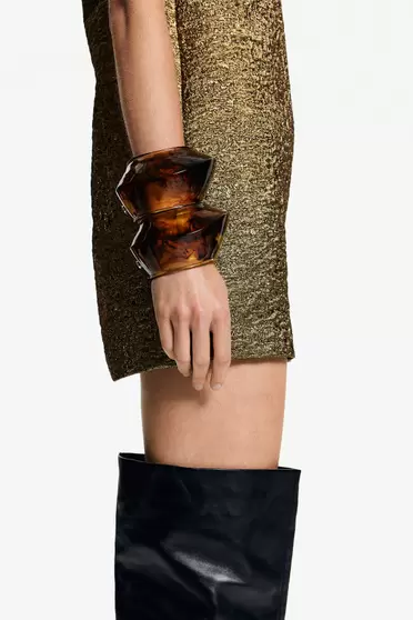 Marbled Cuff Bracelet offers at $74.99 in H&M