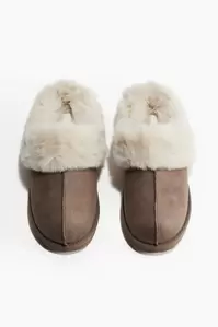 Warm-lined Slippers offers at $29.99 in H&M