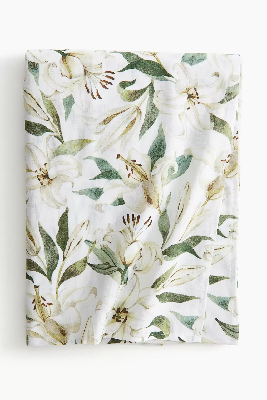 Patterned tablecloth offers at $34.99 in H&M