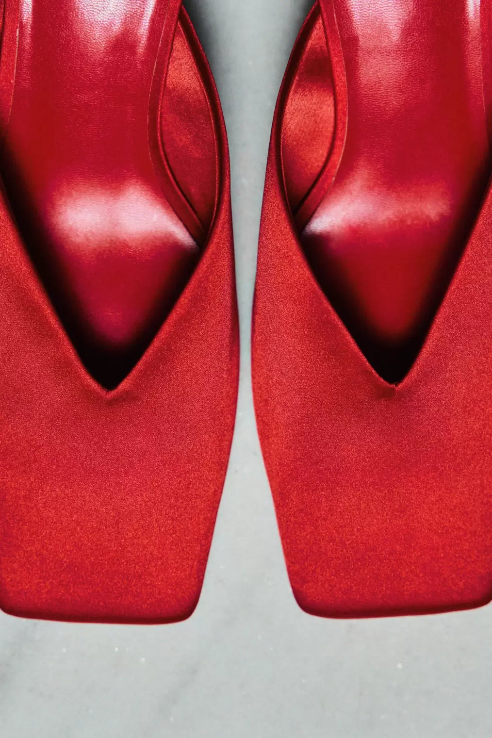 Heeled Satin Mules offers at $59.99 in H&M