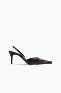 Slingback Pumps offers at $44.99 in H&M