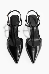 Pointed T-Strap Pumps offers at $49.99 in H&M