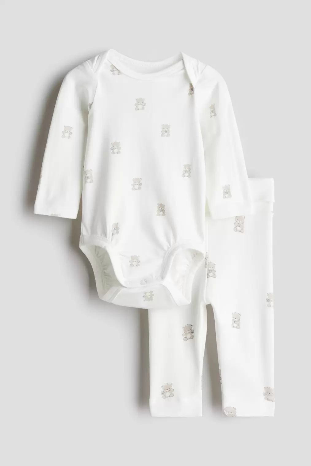 2-piece Cotton Jersey Set offers at $14.99 in H&M