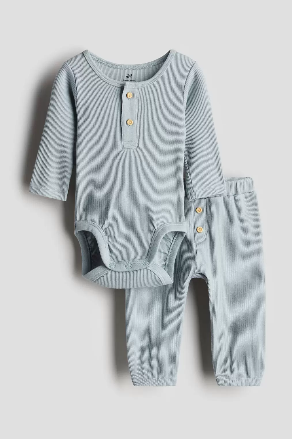 2-piece Cotton Jersey Set offers at $19.99 in H&M