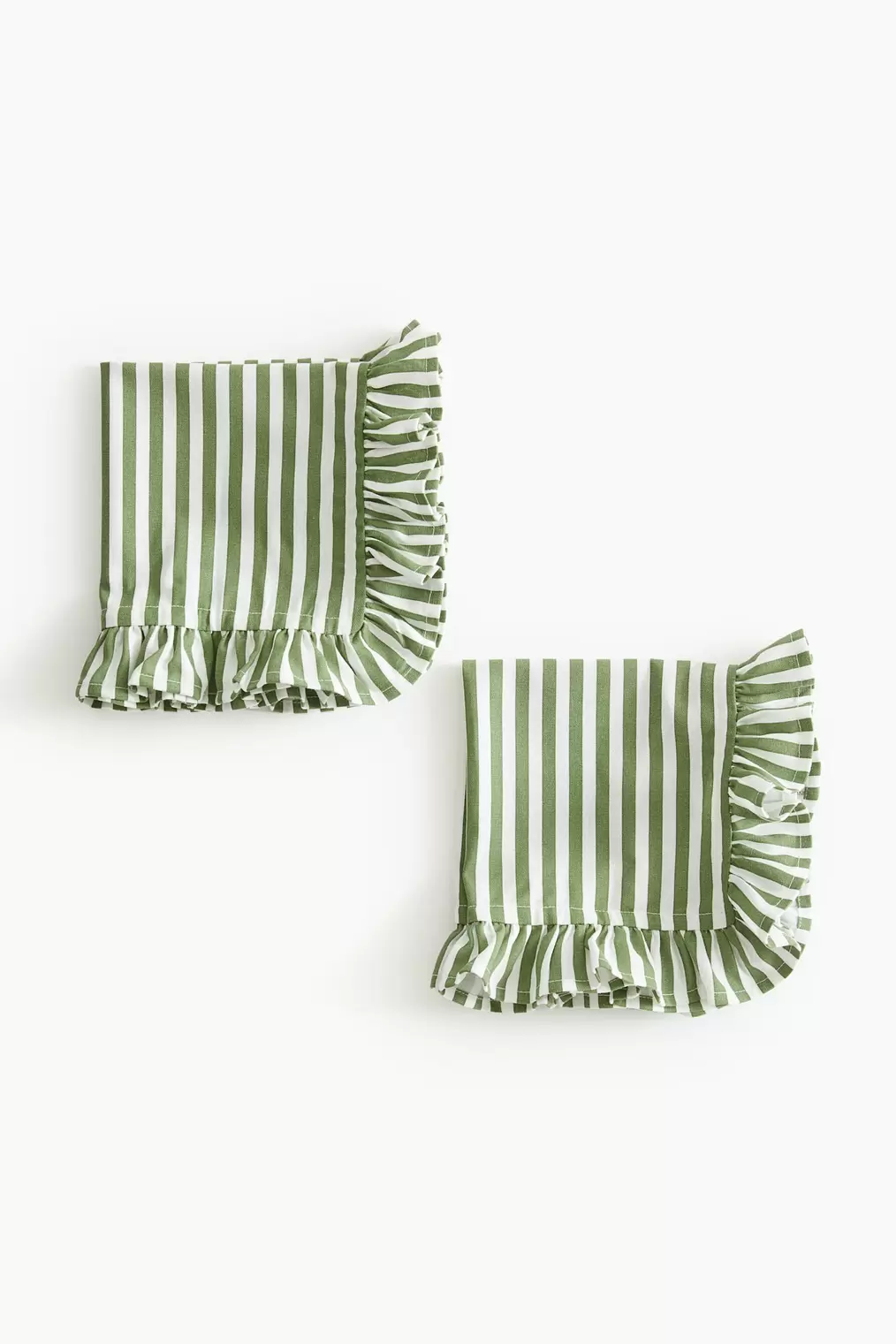 2-pack Ruffle-trimmed Napkins offers at $24.99 in H&M