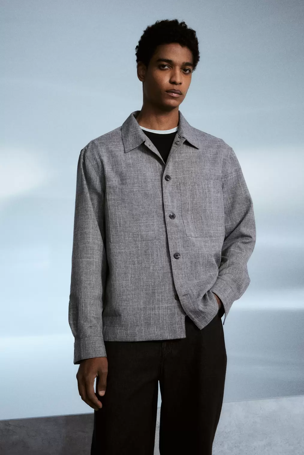 Regular Fit Overshirt offers at $44.99 in H&M