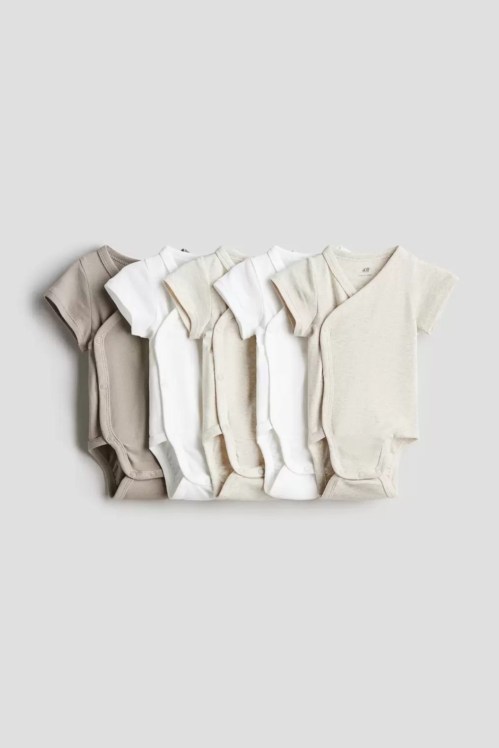 5-pack Cotton Bodysuits offers at $29.99 in H&M