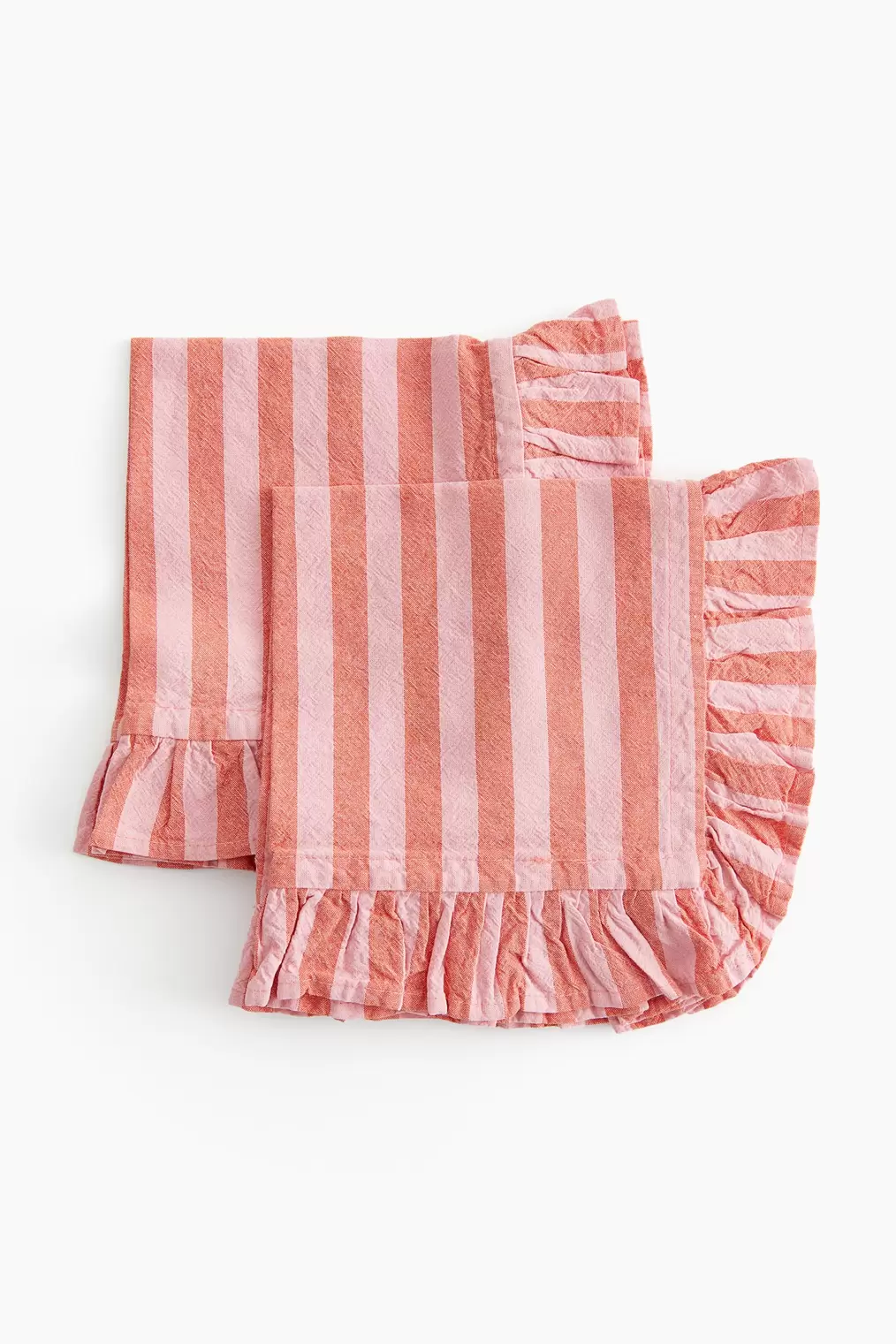 2-pack Ruffle-trimmed Napkins offers at $24.99 in H&M