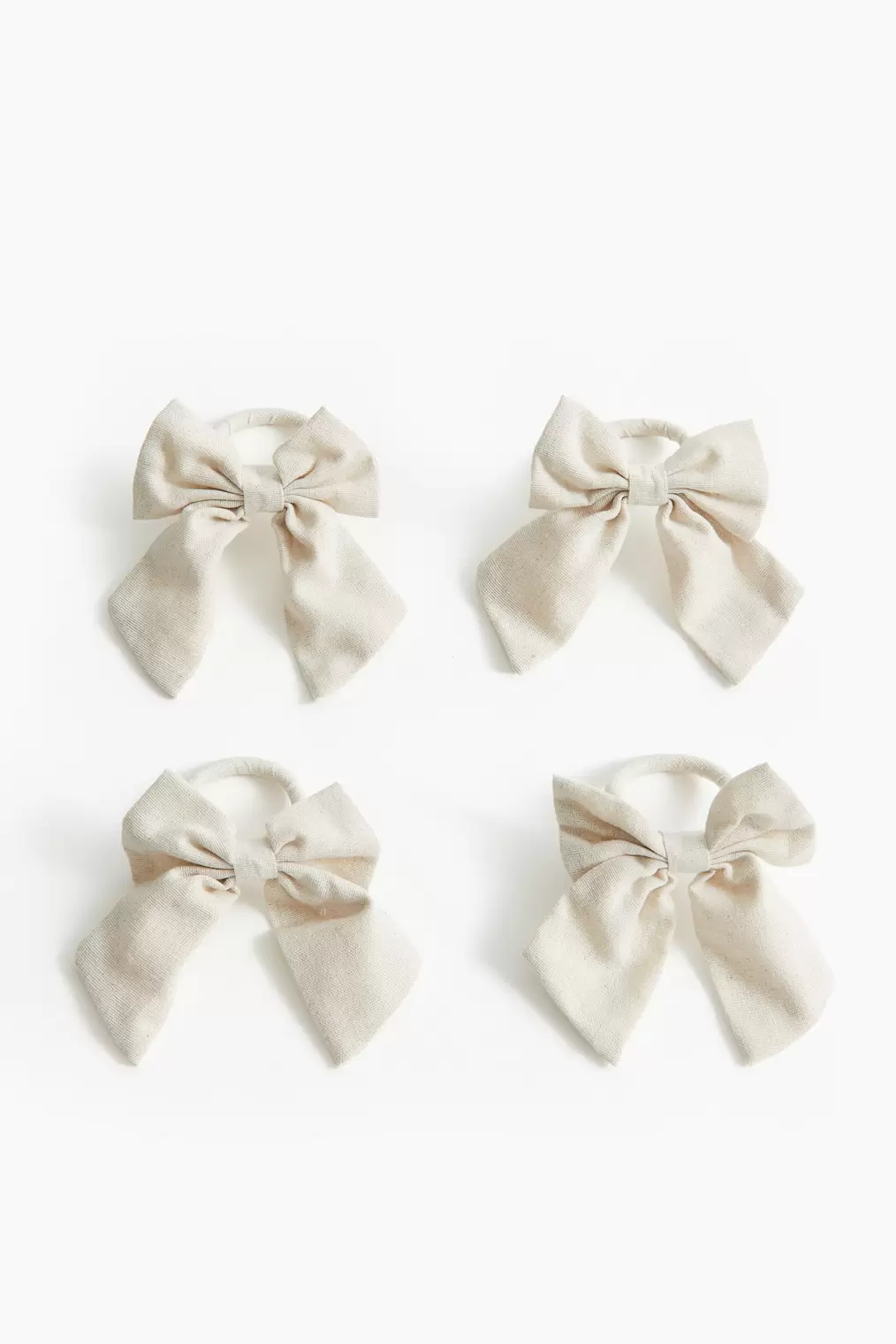 4-pack Bow Napkin Rings offers at $14.99 in H&M