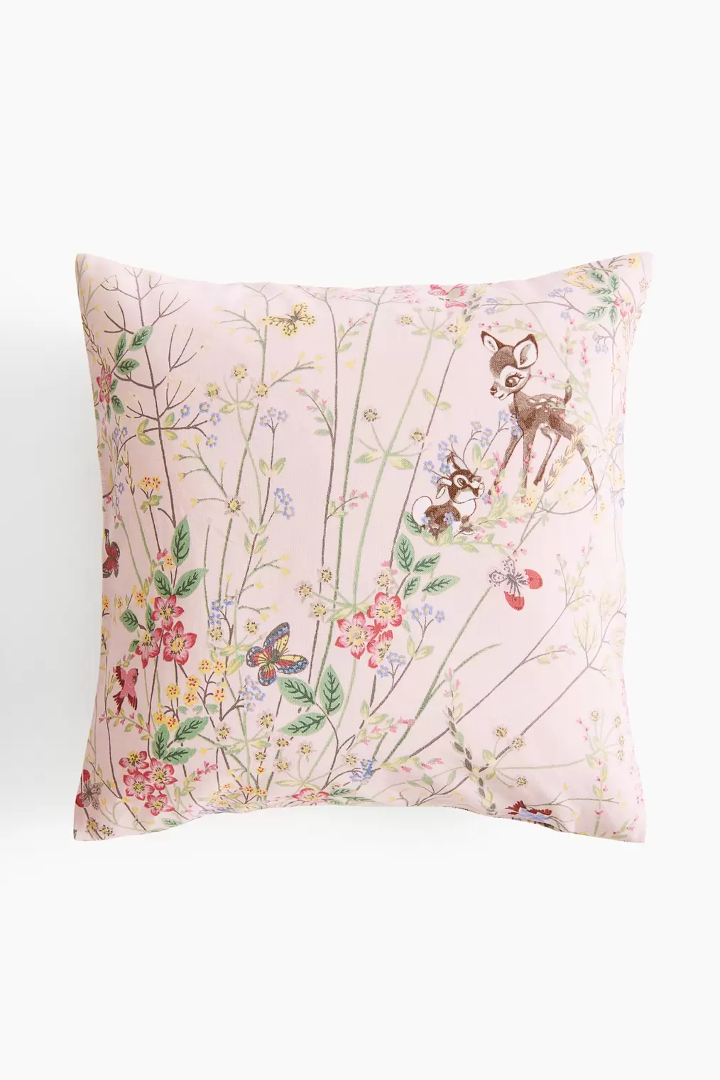 Patterned Cotton Cushion Cover offers at $7.99 in H&M