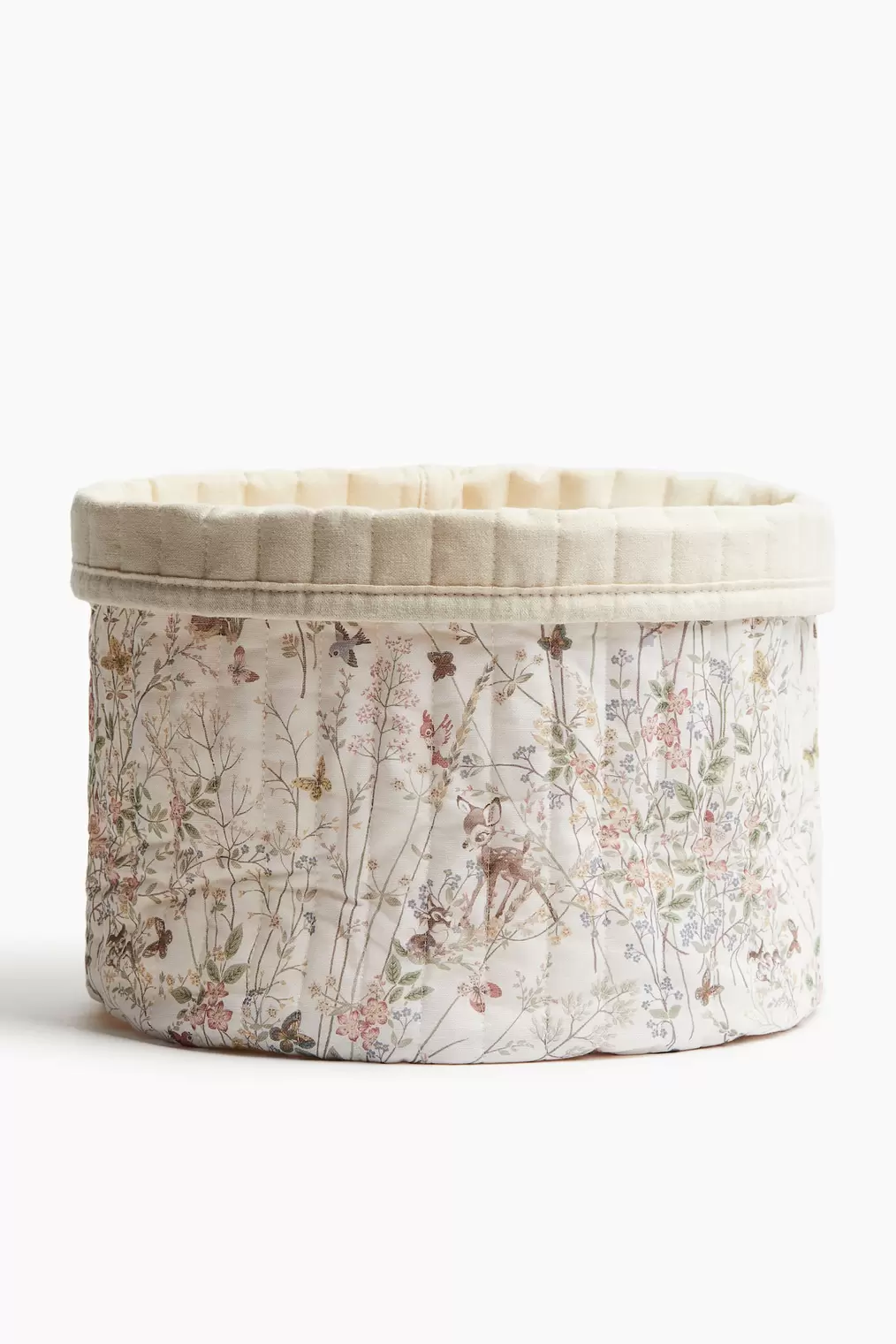 Large Quilted Storage Basket offers at $24.99 in H&M