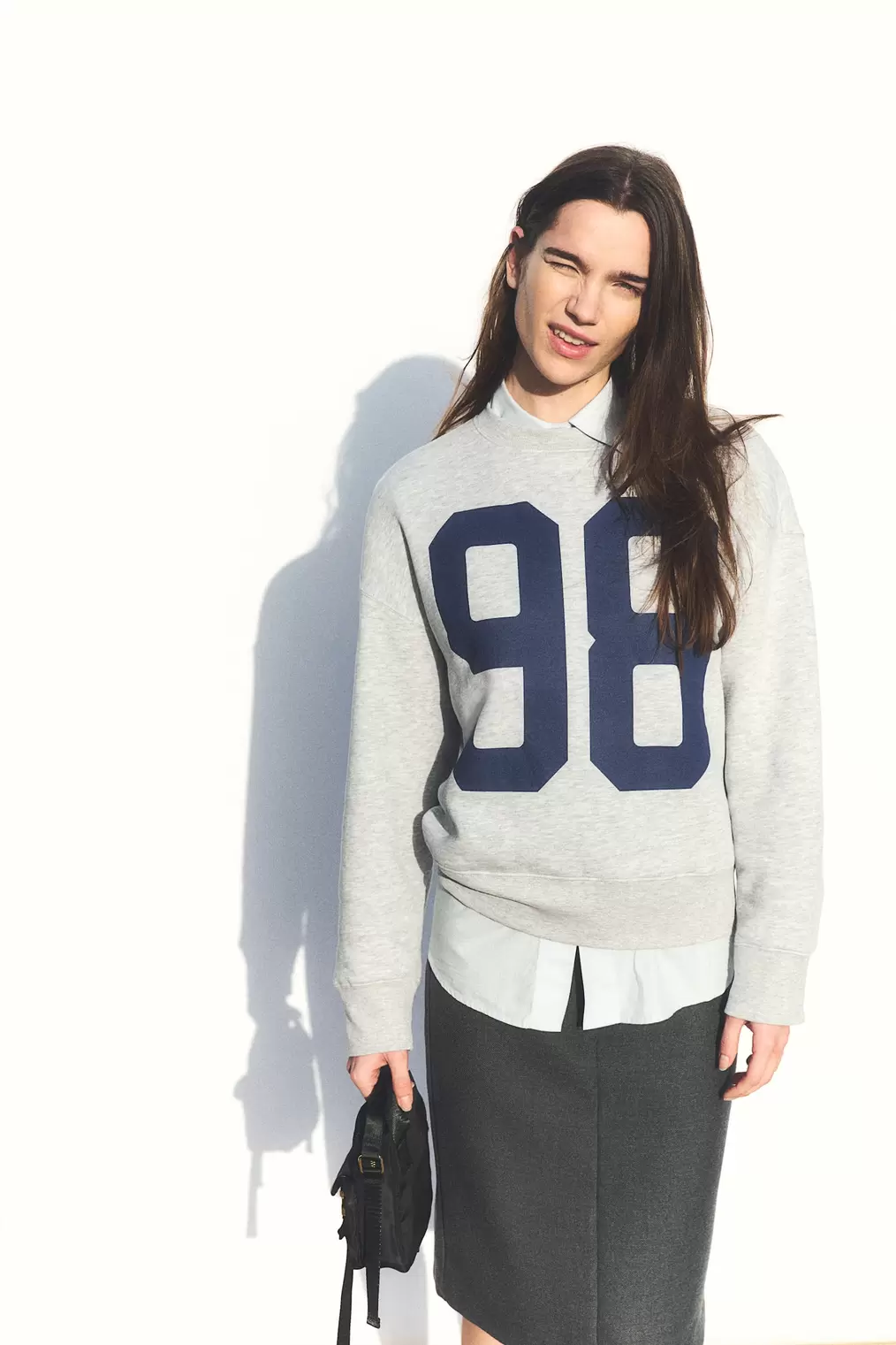 Oversized Sweatshirt with Motif offers at $29.99 in H&M