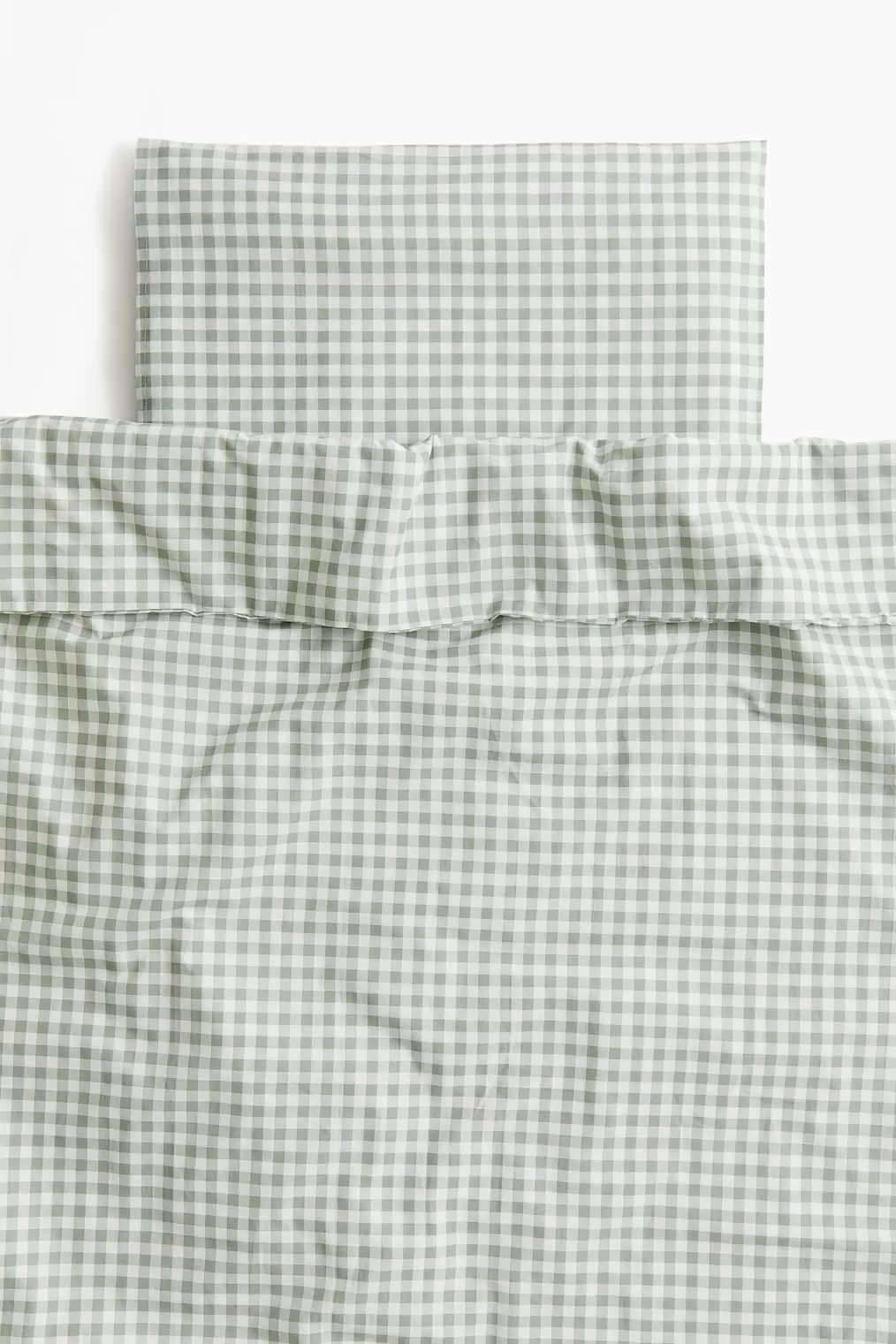 Checked Crib Duvet Cover Set offers at $29.99 in H&M