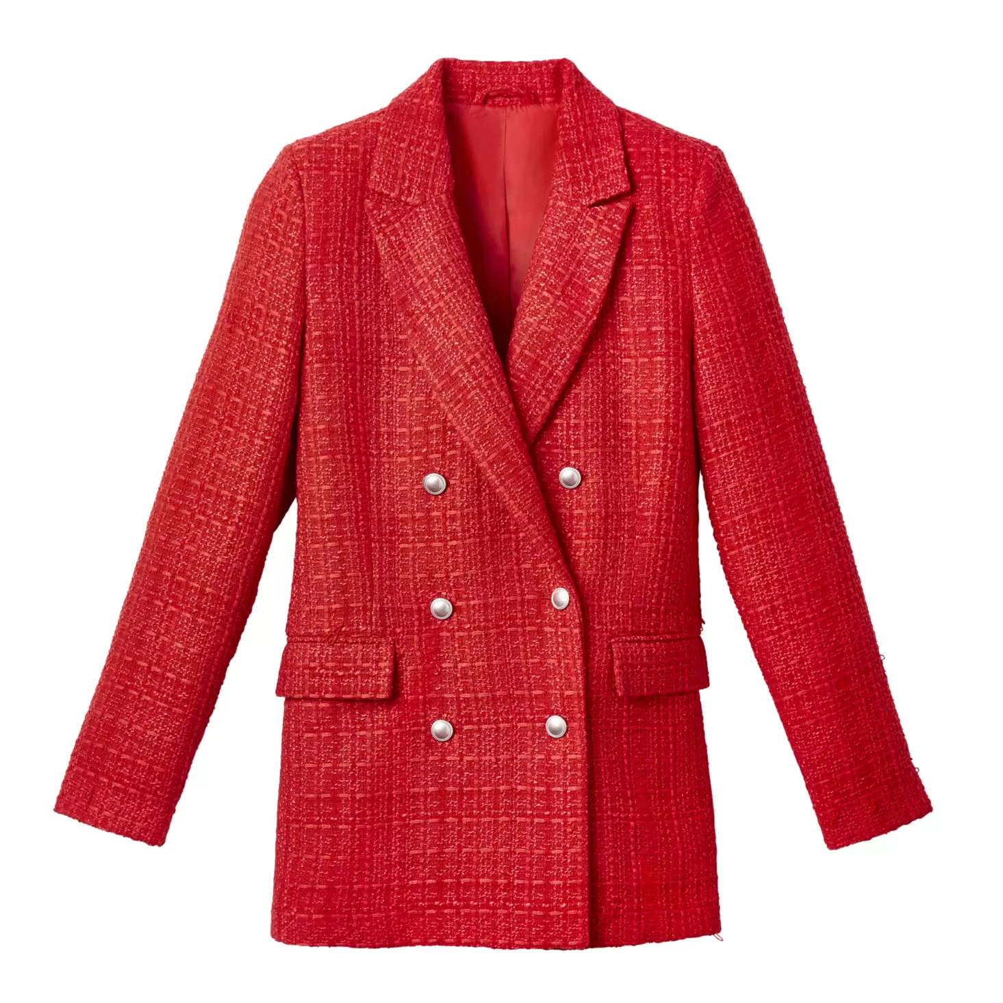 Double Breasted Tweed Red Blazer offers at $79.99 in Winners