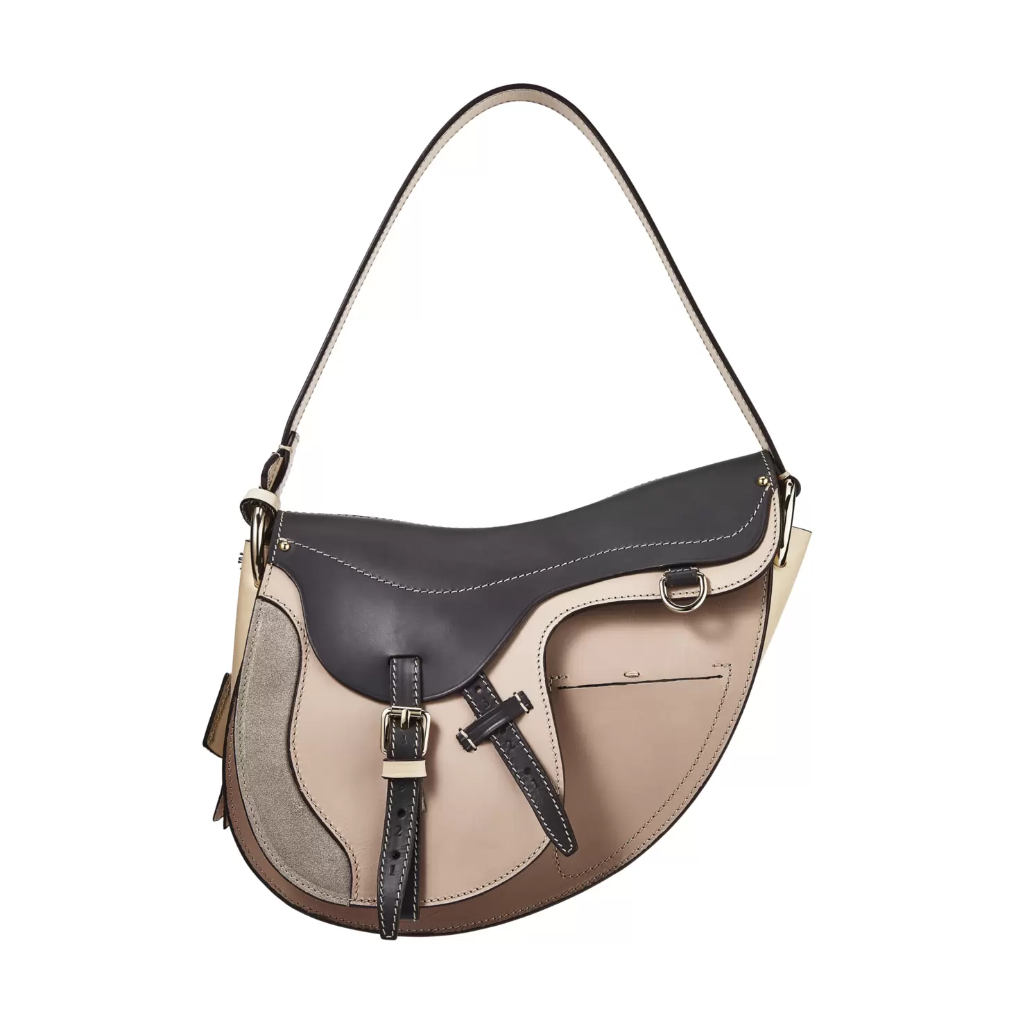 Colour Block Saddle Bag offers at $399.99 in Winners