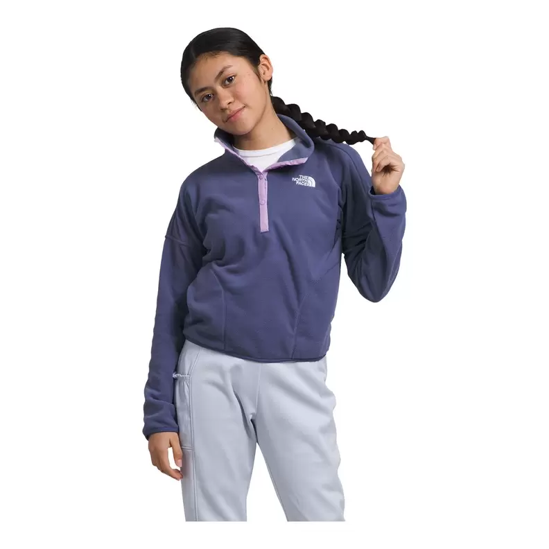 The North Face Girls' Glacier Pull Over Fleece Jacket offers at $35.97 in Sport Chek