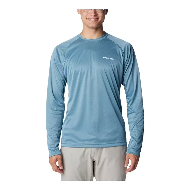 Columbia Men's Fork Stream™ Heather UPF Long Sleeve Shirt offers at $35.97 in Sport Chek