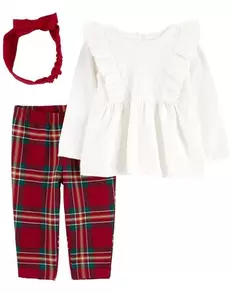 Baby 3-Piece Holiday Outfit Set offers at $19.2 in Carter's OshKosh