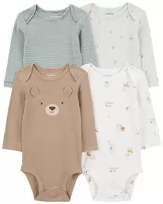 Baby 4-Pack Bear Long-Sleeve Bodysu... offers at $17 in Carter's OshKosh