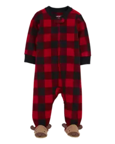 Baby Plaid Fleece Zip-Up Footie Sle... offers at $10.8 in Carter's OshKosh