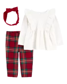 Baby 3-Piece Holiday Outfit Set offers at $19.2 in Carter's OshKosh