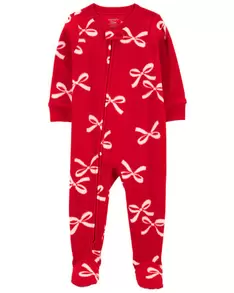 Toddler 1-Piece Christmas Bow Fleec... offers at $9 in Carter's OshKosh