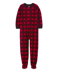 Kid 1-Piece Buffalo Check Fleece Fo... offers at $10 in Carter's OshKosh