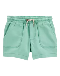 Toddler Cotton Shorts - Turquoise offers at $14 in Carter's OshKosh