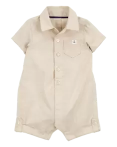 Baby Button-Front Romper offers at $11 in Carter's OshKosh