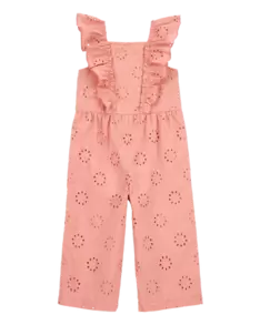 Toddler Eyelet Flutter Jumpsuit - P... offers at $22 in Carter's OshKosh