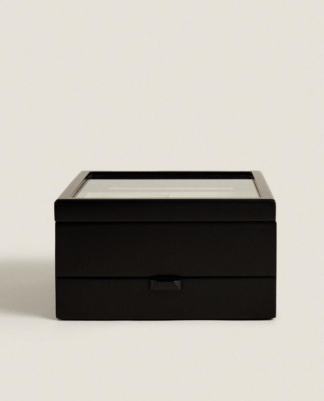 LACQUERED JEWELRY BOX WITH DRAWERS offers at $79.9 in ZARA HOME