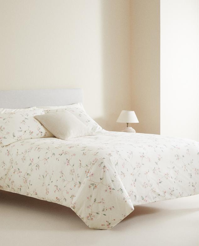 CHERRY BLOSSOM COTTON DUVET COVER offers at $99.9 in ZARA HOME