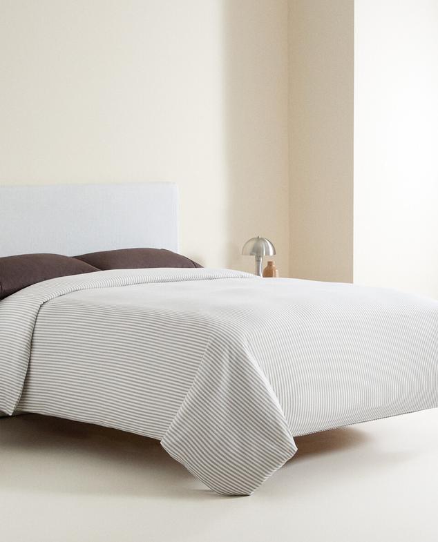 DUVET COVER WITH NARROW STRIPES offers at $99.9 in ZARA HOME
