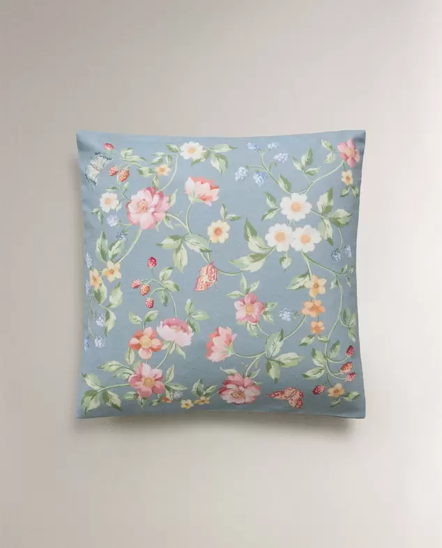 FLOWER AND BUTTERFLY THROW PILLOW COVER offers at $18.3 in ZARA HOME