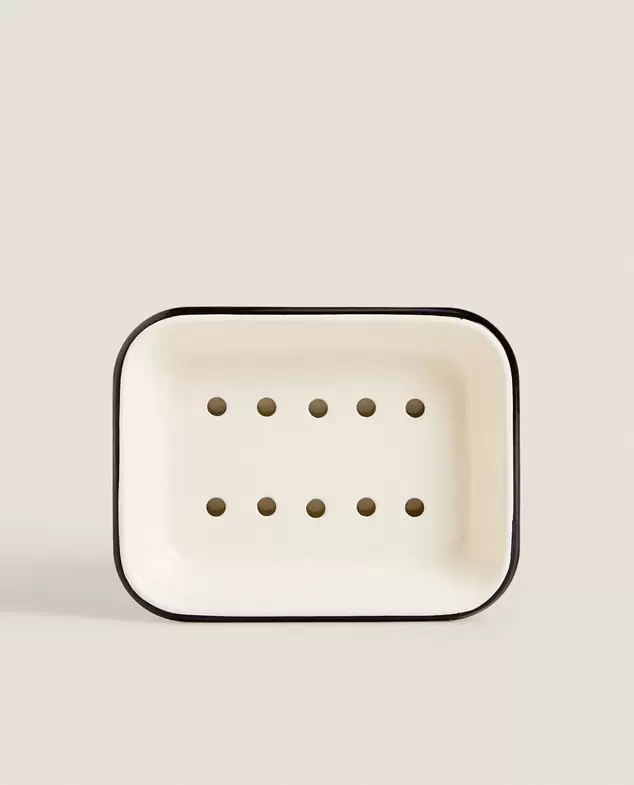 ENAMELED SOAP DISH offers at $18.3 in ZARA HOME