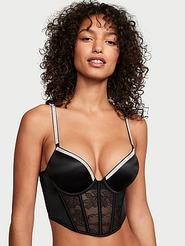 Bombshell Shine Strap Push-Up Corset Top offers at $123.86 in Victoria's Secret