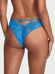 Shine Strap Cut-Out Back Lace Brazilian Panty offers at $36.38 in Victoria's Secret