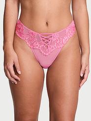 Boho Floral Embroidery Brazilian Panty offers at $43.67 in Victoria's Secret