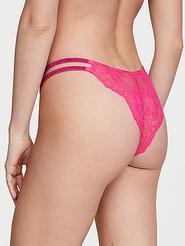 Double Shine Strap Lace Brazilian Panty offers at $36.38 in Victoria's Secret