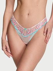 Cherry Blossom Embroidery Brazilian Panty offers at $50.96 in Victoria's Secret