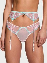 Cherry Blossom Embroidery Garter Belt offers at $72.83 in Victoria's Secret