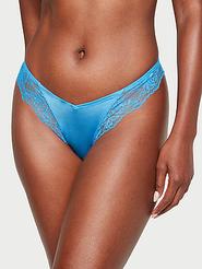 Rose Lace-Trim High-Leg Thong Panty offers at $27.63 in Victoria's Secret